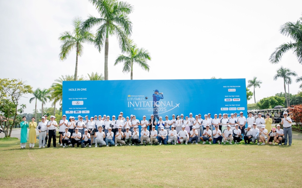 Long Giang Land đồng hành cùng “Vietnam Airlines Lotusmiles Invitational 2025” – Lan tỏa giá trị kết nối và sẻ chia